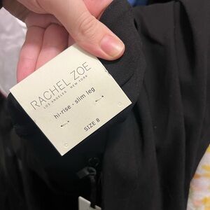 Rachel Zoe Elegant Black high rise skinny leg pants